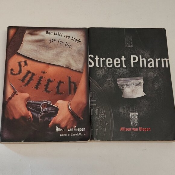 Street Pharm & Snitch Book Lot- Paperback By van Diepen, Allison - ACCEPTABLE - Picture 1 of 6